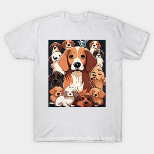 Dog Mom - Dog lover - Funny Dog T-Shirt